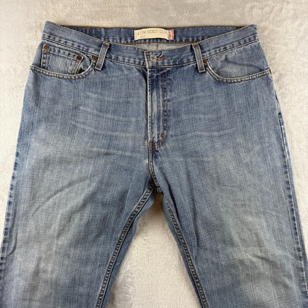 Levis Jeans Mens 36x32 Blue 527 Bootcut American Western Cowboy Denim